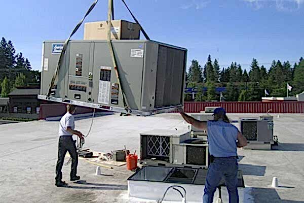 Монтаж крышных кондиционеров